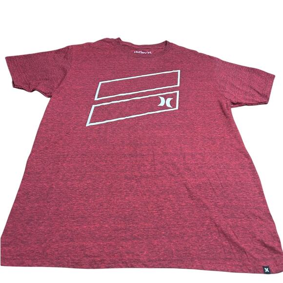 Hurley Men's Maroon t-shirt size l - Picture 1 of 3